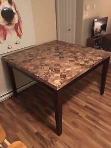 Marble Pub Style Table