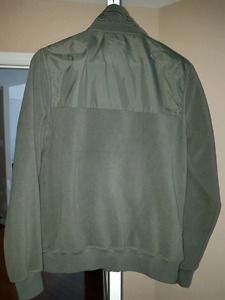 Men's fleece bench jacket size medium
