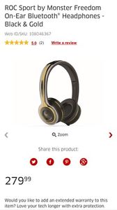 Monster freedom roc wireless headphones