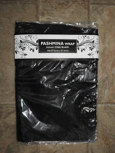 NEW black PASHMINA (Reg $ + tax - only $6!)
