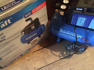 New-Mastercraft air compressor