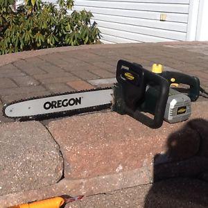 Oregon electric chain saw
