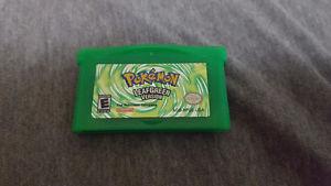 Pokemon Leaf Green in good condition