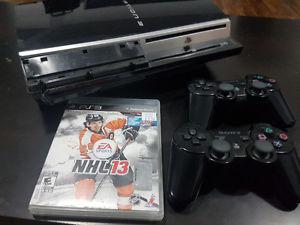 Ps3 with 2 controllers Nhl 13