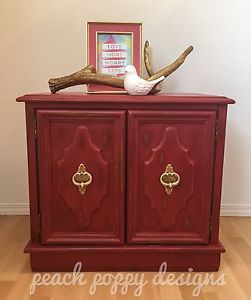 Red Cabinet/Table