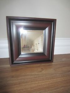 SMALL WOOD FRAME MIRROR - LIKE NEW!
