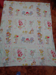 STRAWBERRY SHORTCAKE QUILT FOR SINGLE BED