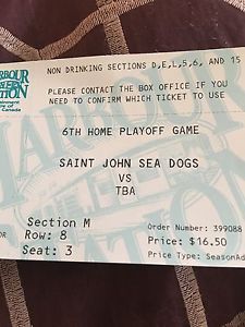 Sea Dogs Tickets- SPPU