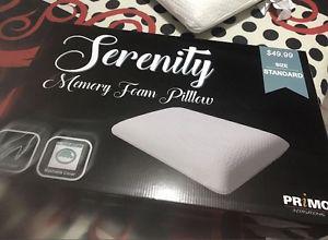 Serenity memory foam pillow