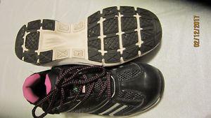 Set: Steel Toe Safety Shoes and Adidas Running shoe