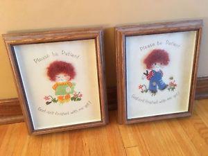 Set of pictures for kids room