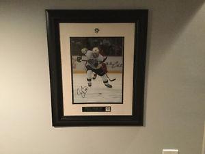 Sidney Crosby autograph picture (framed)