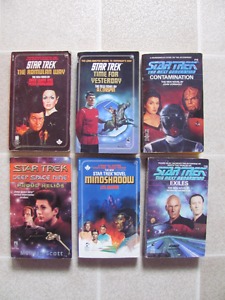 Star Trek pocket novels $1.99 each at targets Flea Market