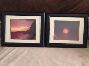 TWO FRAMED PICTURES OF RIO DE JANIERO