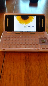 Telus LG pink cell phone