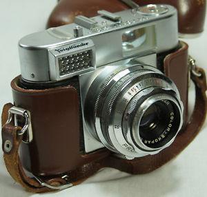 Vintage German Voigtlander Vitomatic I Camera With Case