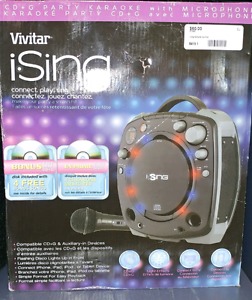 Vivitar iSing - CD + G Party Karaoke with Mic