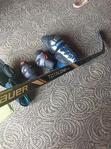 Wanted: hockey stick $60 total one nxg with one95 shin pads