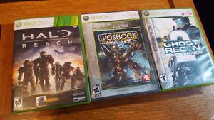 Xbox360 video games $5 each or all for $10