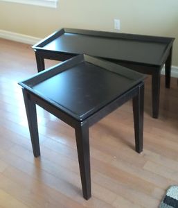 coffee table and end tables