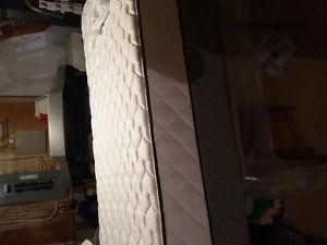 mattress boxspring and steel frame