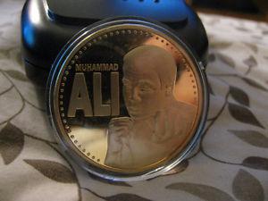 mohammad ali gold collector coin.