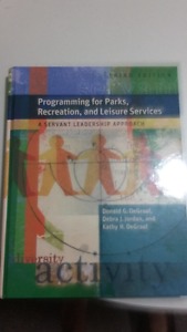 programming for parks, recreation and leisure services