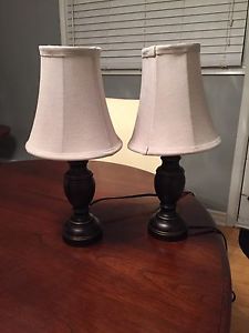 2 Accent lamps