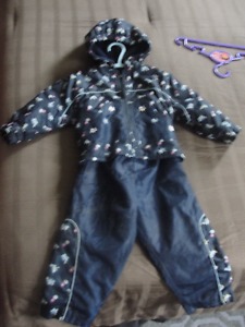 2 piece Girls jacket and pants set, Size 18 months