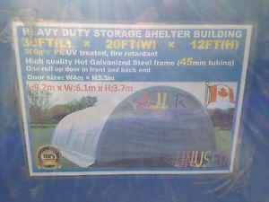 20x30 storage shelter