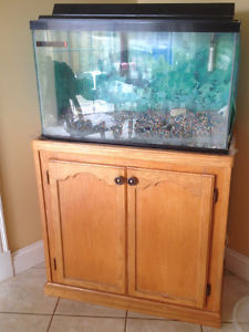 29 gallon fish tank and stand