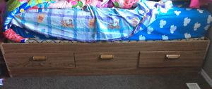 3 drawer twin captains bed