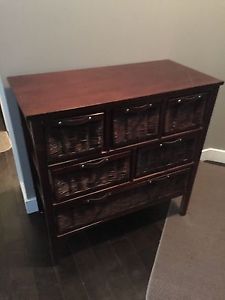 6 Drawer wicker chest