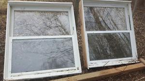 6 double glazed windows approx40 x40