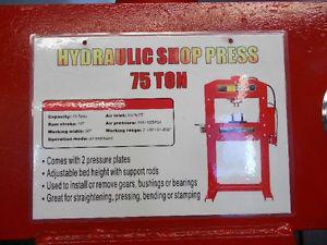 75 ton press