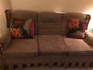 A couch set for sale.