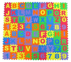 Alphabet and numbers Puzzle Matt