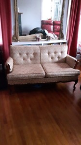 Antique love seat