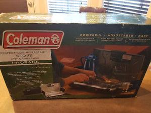 BNIB Coleman Propane Grill with carrying case