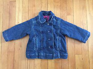 Baby Gap  month lined jean jacket