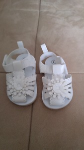 Baby girl sandals size 2