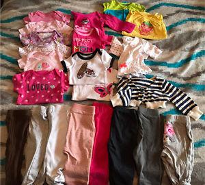 Baby girl summer/spring lot with rompers