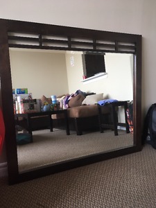 Big Wood Framed Mirror