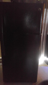 Black Kenmore fridge