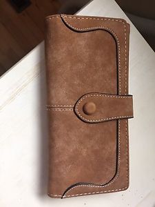 Brand new soft light brown wallet
