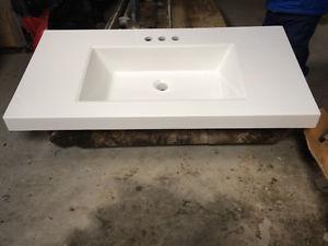 Brand new vanity stone countertop sink