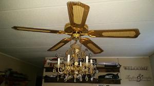 Chandelier / ceiling fan