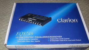 Clarion EQS DIN Graphic Equalizer Built-in Crossover
