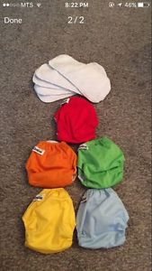 Cloth diapers (good starter pack!!)