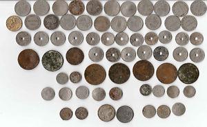 Collection of old Greek coins